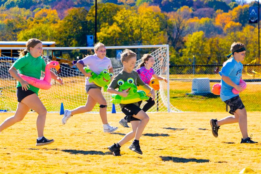 Students enjoy field day
